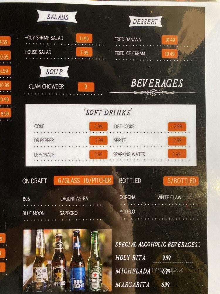 Holy Crab - Arcadia, CA menu_pic