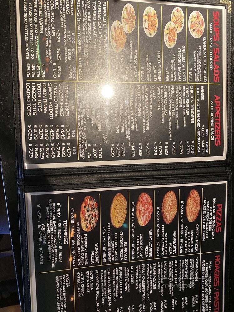 Homerun Harry's Sports Bar & Grille - Pittsburgh, PA menu_pic
