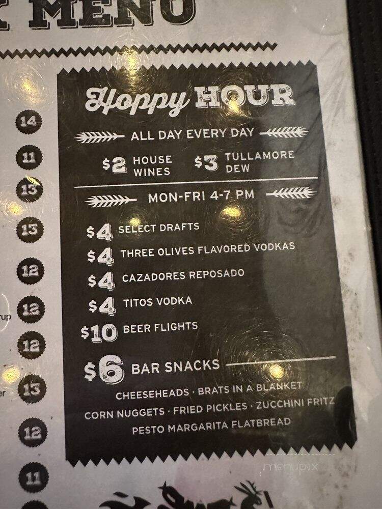 Hoptinger Bier Garden & Sausage House - Jacksonville, FL menu_pic