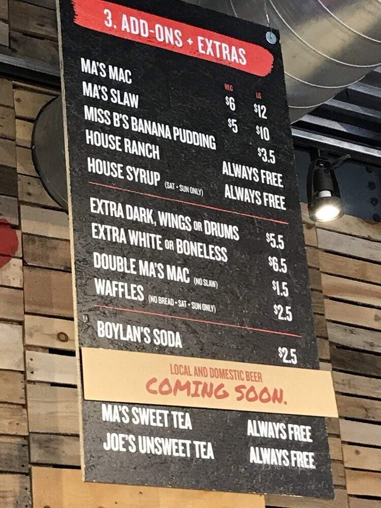 Hot Chicken Takeover - Columbus, OH menu_pic