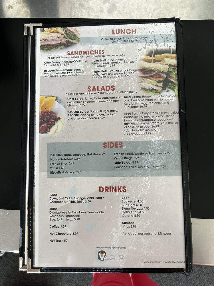 Hot Off The Griddle - Sacramento, CA menu_pic