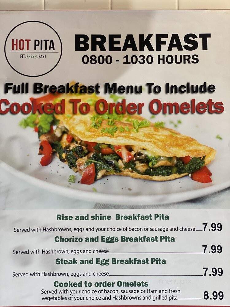 Hot Pita - Clarksville, TN menu_pic