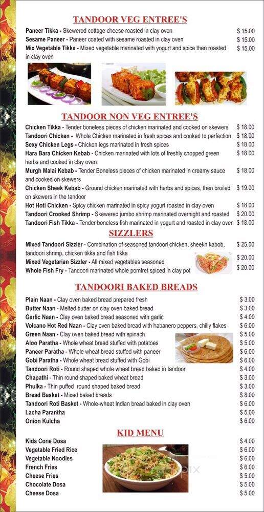 House of India - Royersford, PA menu_pic