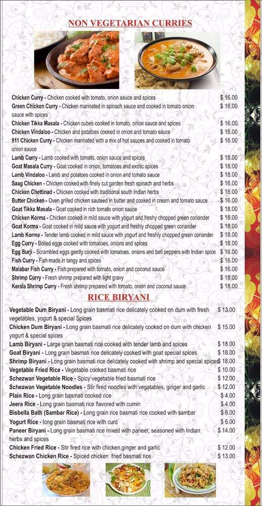 House of India - Royersford, PA menu_pic