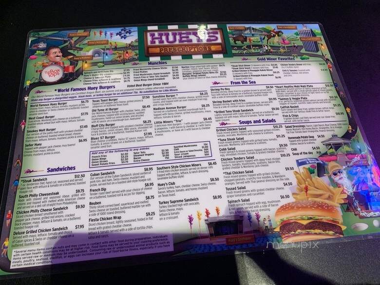 Huey's Millington - Millington, TN menu_pic