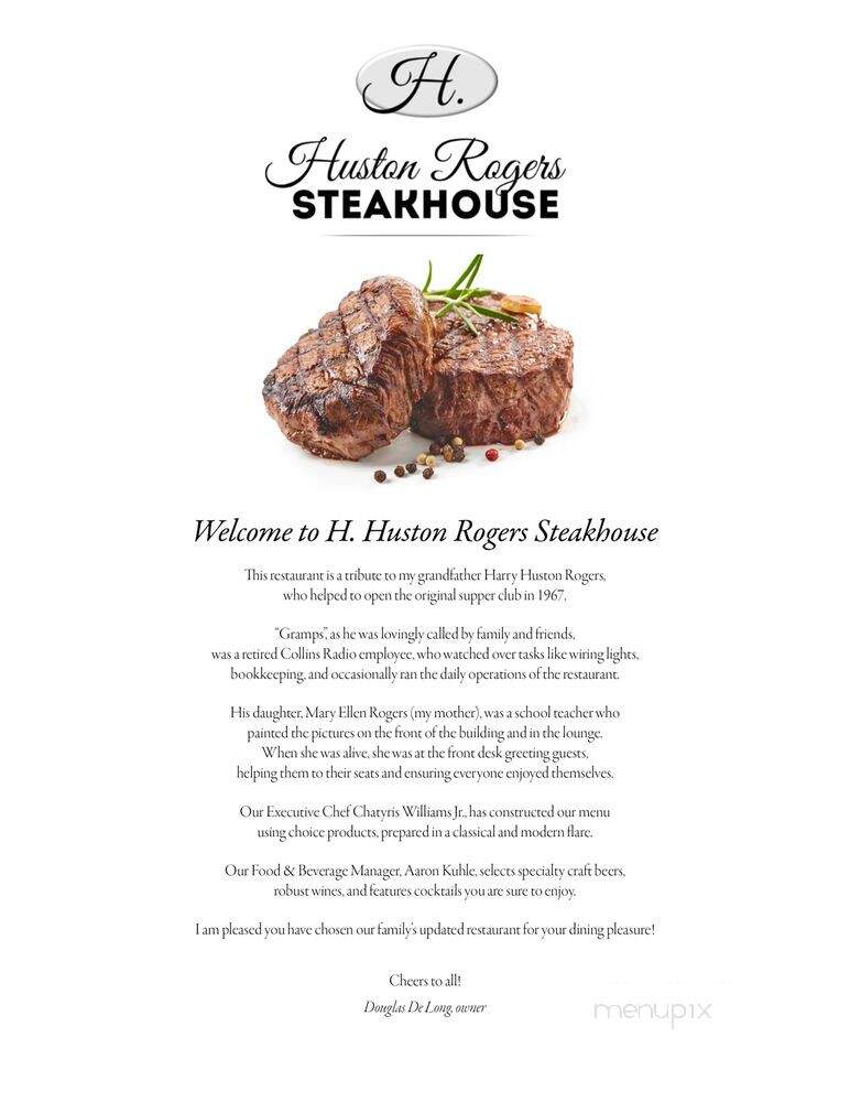 Huston Rogers Steakhouse - Cedar Rapids, IA