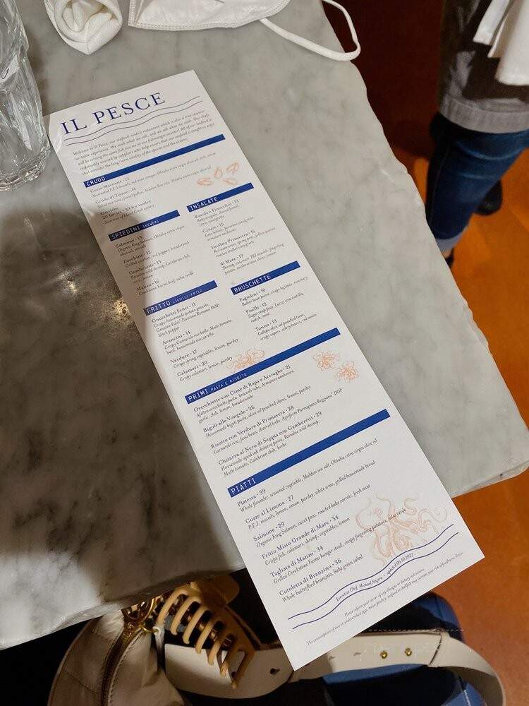 Il Pesce - New York, NY menu_pic