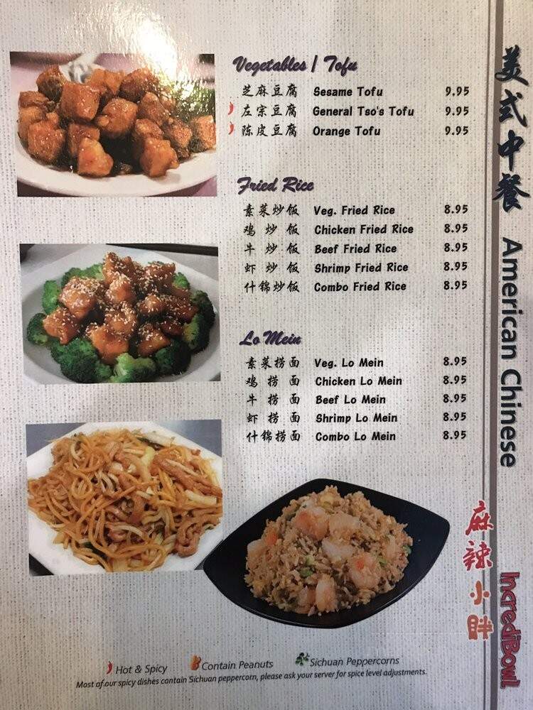 IncrediBowl - Chantilly, VA menu_pic