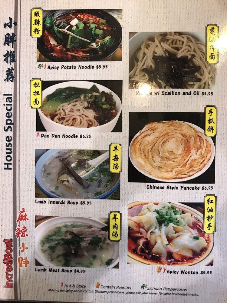IncrediBowl - Chantilly, VA menu_pic