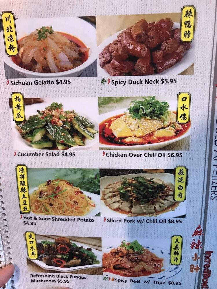 IncrediBowl - Chantilly, VA menu_pic