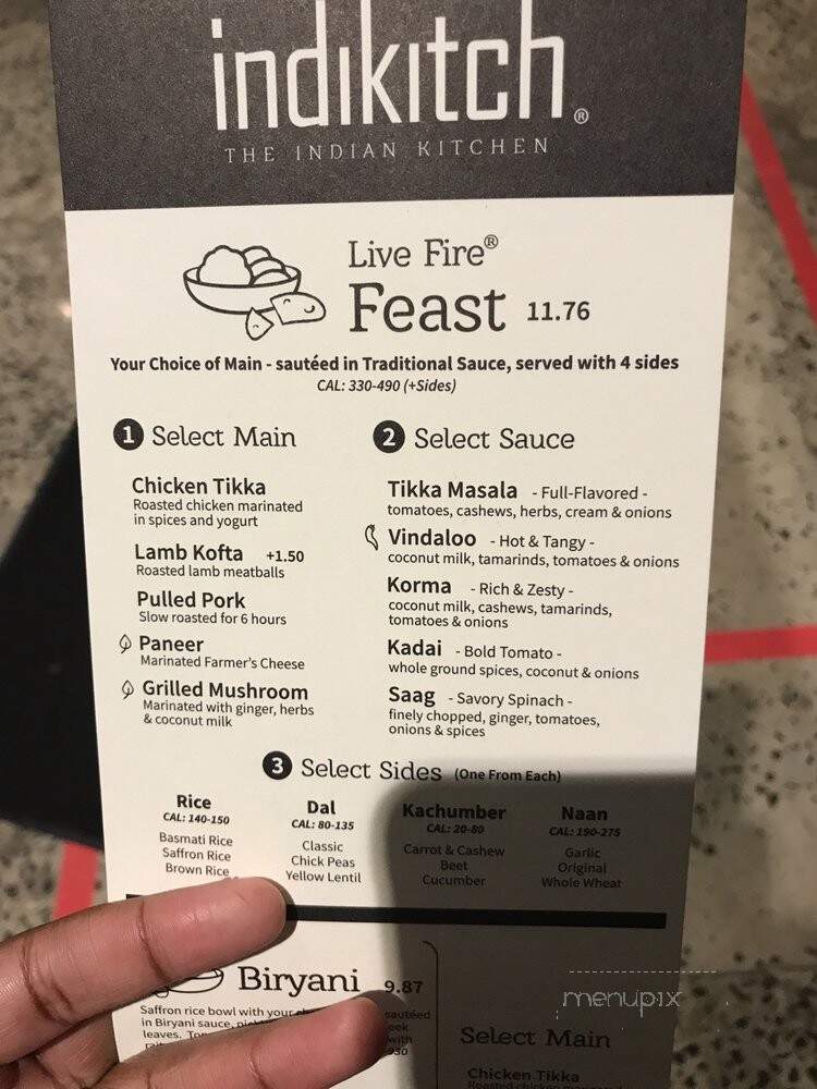 Indikitch - New York, NY menu_pic