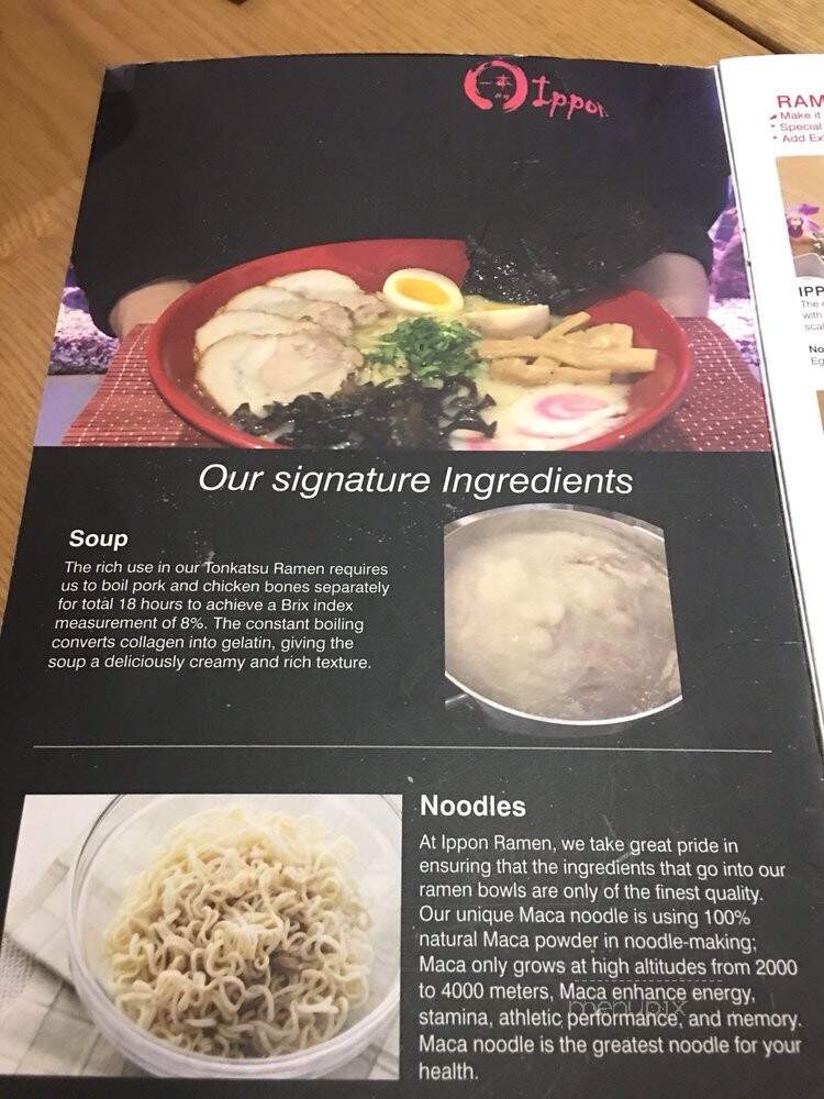 Ippon Cuisine - Great Neck, NY menu_pic