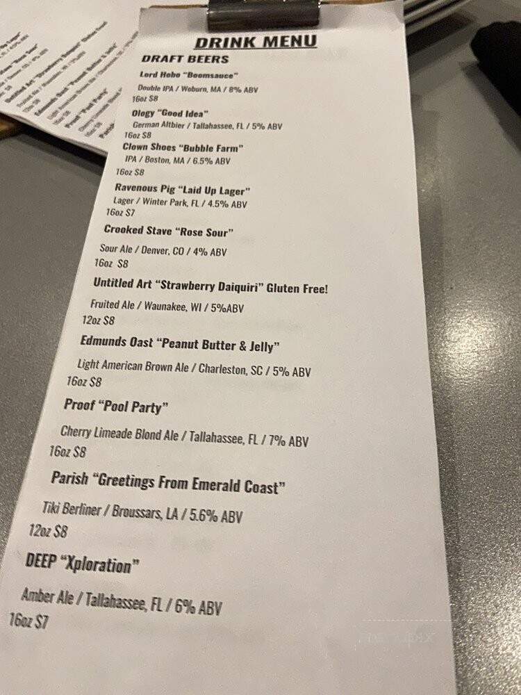 Izzy Pub & Sushi - Tallahassee, FL menu_pic