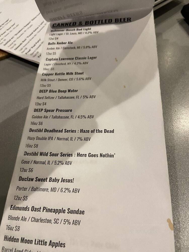 Izzy Pub & Sushi - Tallahassee, FL menu_pic
