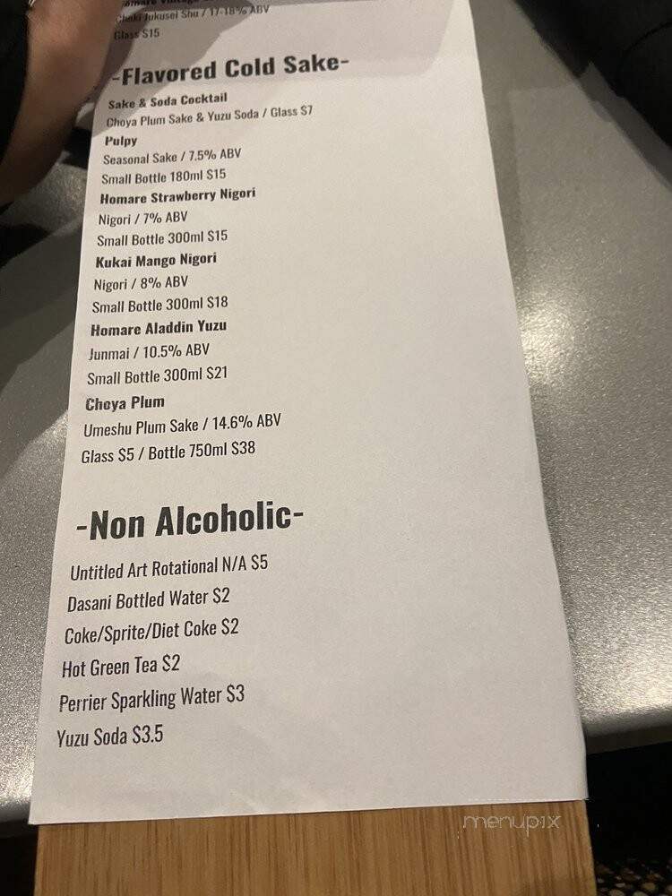 Izzy Pub & Sushi - Tallahassee, FL menu_pic