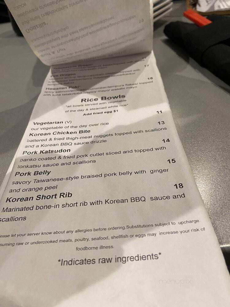 Izzy Pub & Sushi - Tallahassee, FL menu_pic