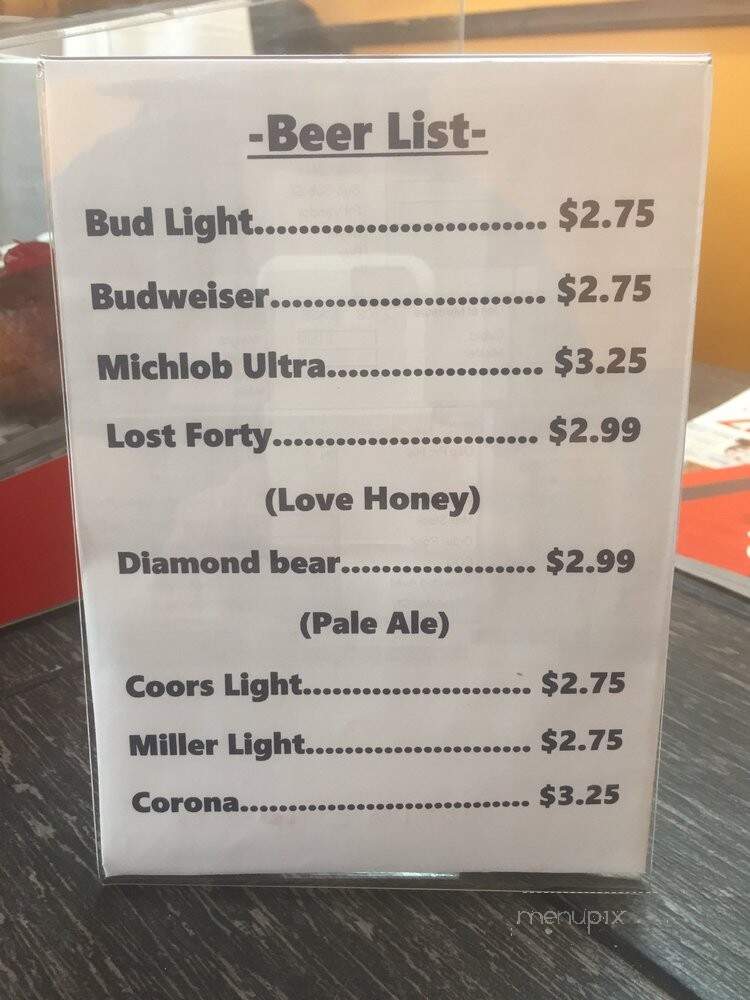 Jacob's Wings and Grill - North Little Rock, AR menu_pic