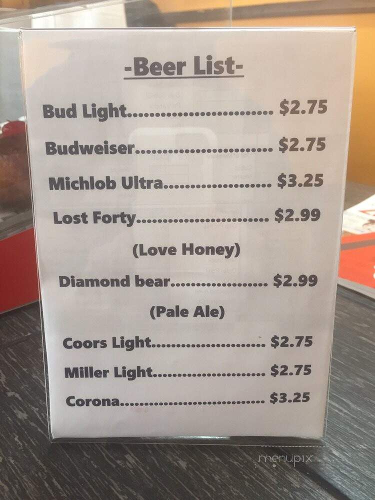 Jacob's Wings and Grill - North Little Rock, AR menu_pic