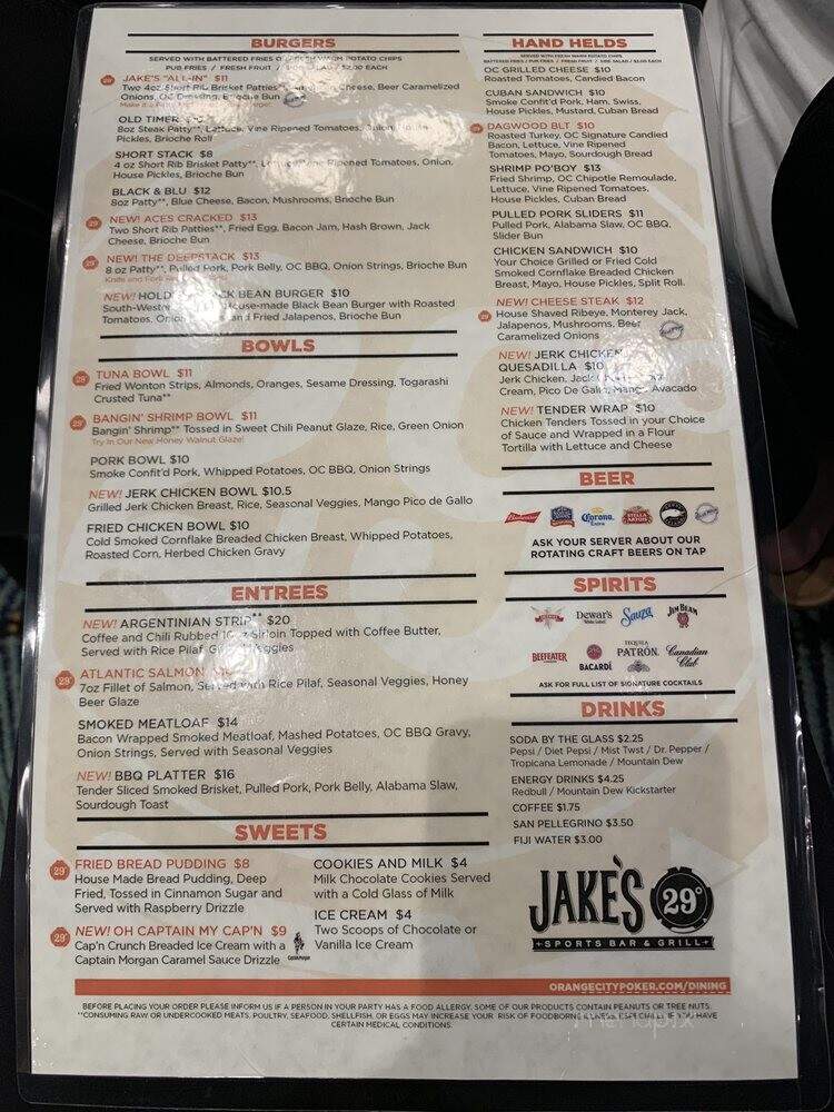 Jake's 29 Sports Bar and Grill - Orange City, FL