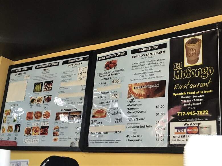 J&J Mofongo - Lancaster, PA menu_pic
