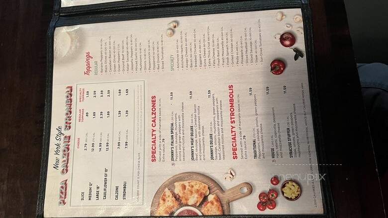 Johnny's New York Style Pizza - Cumming, GA menu_pic