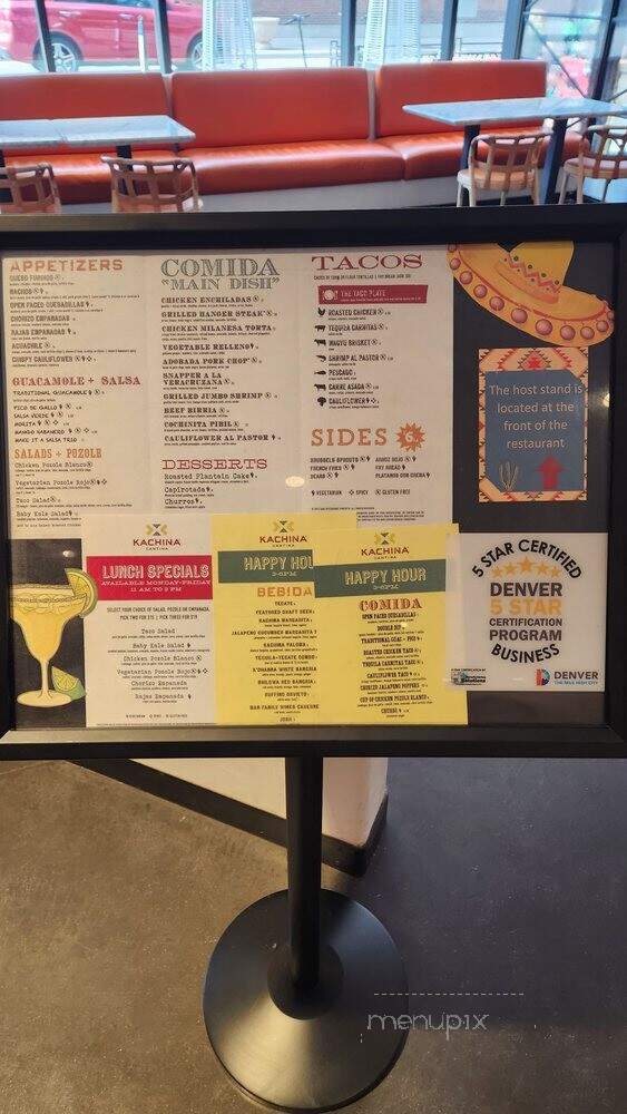 Kachina Southwestern Grill - Denver, CO menu_pic
