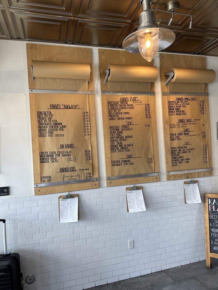 Karved - Las Vegas, NV menu_pic