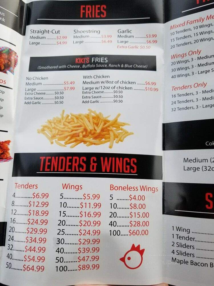 Kiki's Chicken Place - Sacramento, CA menu_pic