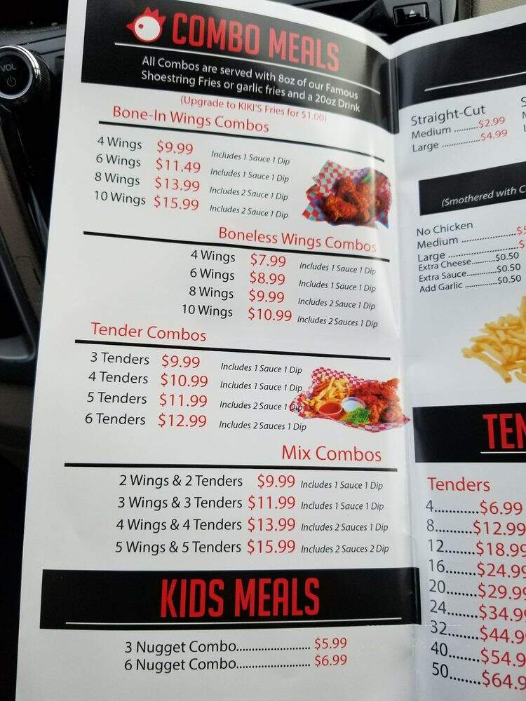 Kiki's Chicken Place - Sacramento, CA menu_pic