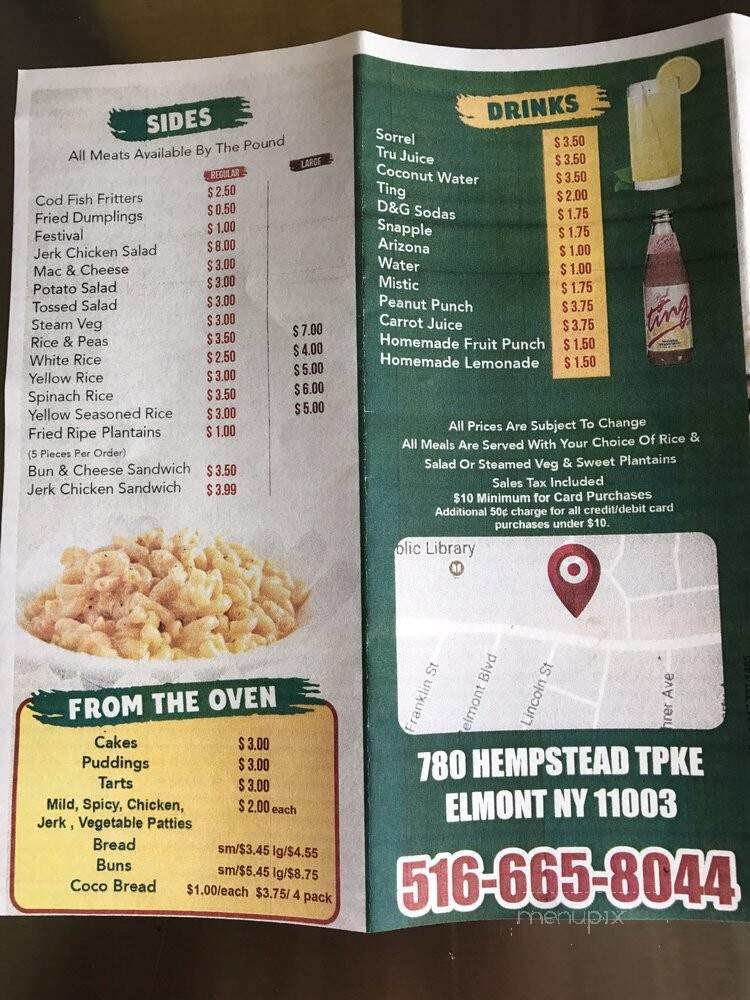 Kingston Grill Restaurant - Elmont, NY menu_pic