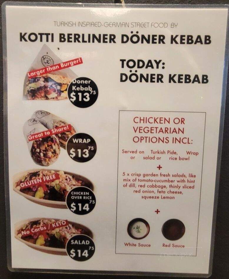 Kotti Berliner Doner Kebab - Brooklyn, NY