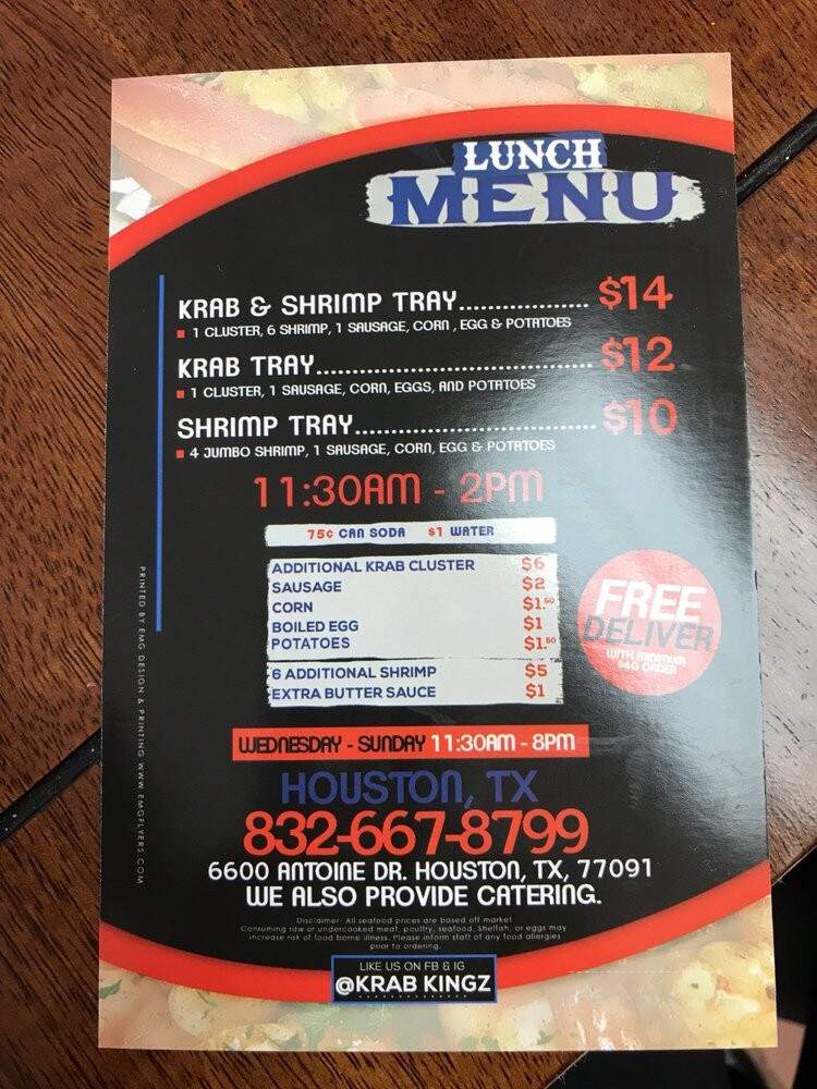 Krab Kingz - Houston, TX menu_pic