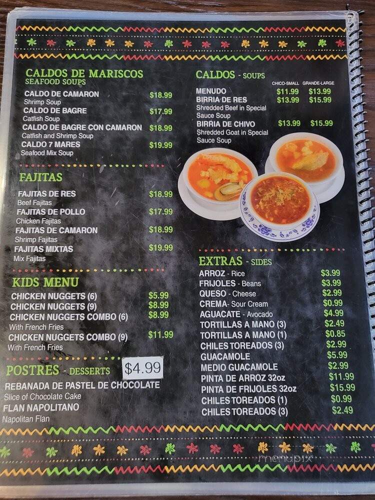La Casa de Marcos - Santa Ana, CA menu_pic