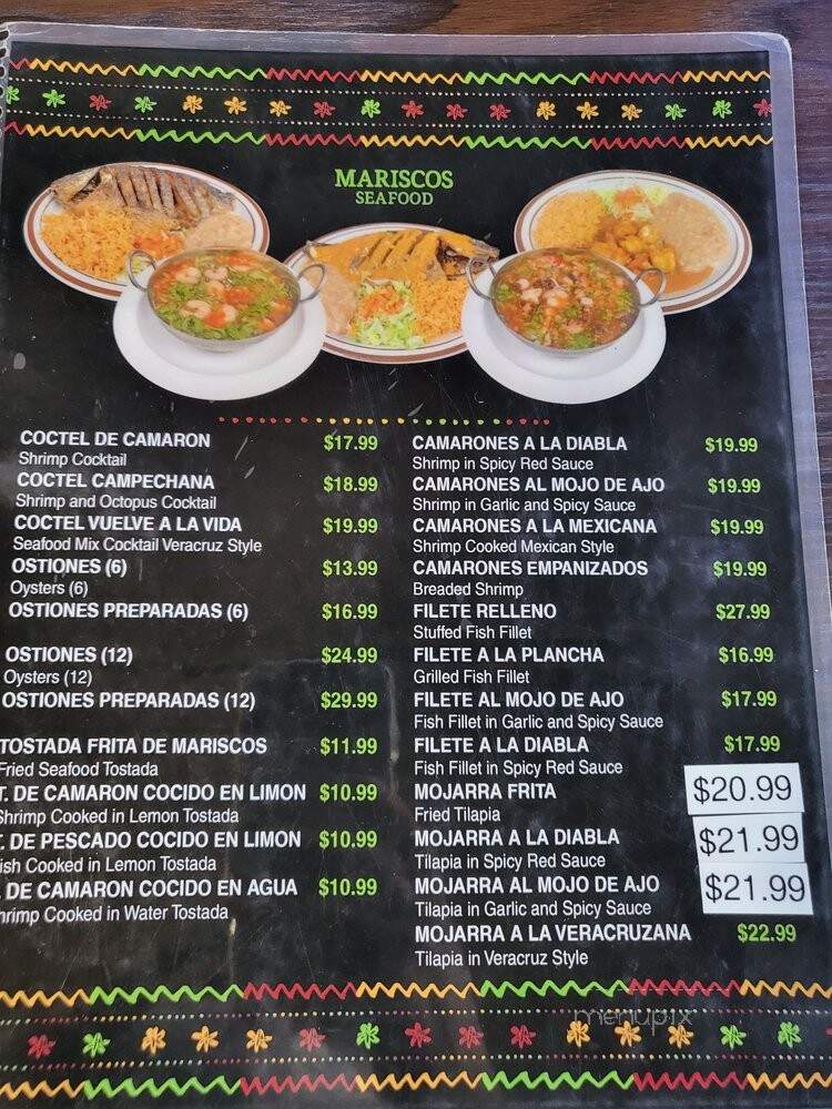La Casa de Marcos - Santa Ana, CA menu_pic