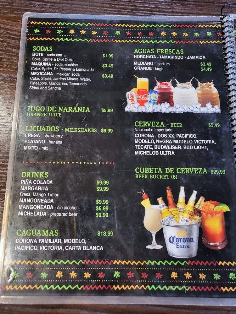 La Casa de Marcos - Santa Ana, CA menu_pic