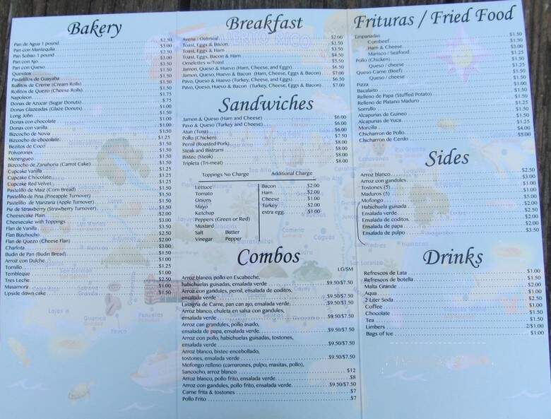 La Casita Restaurant & Bakery - New Holland, PA menu_pic