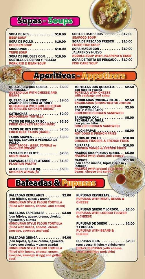 La Fuente - Hempstead, NY menu_pic