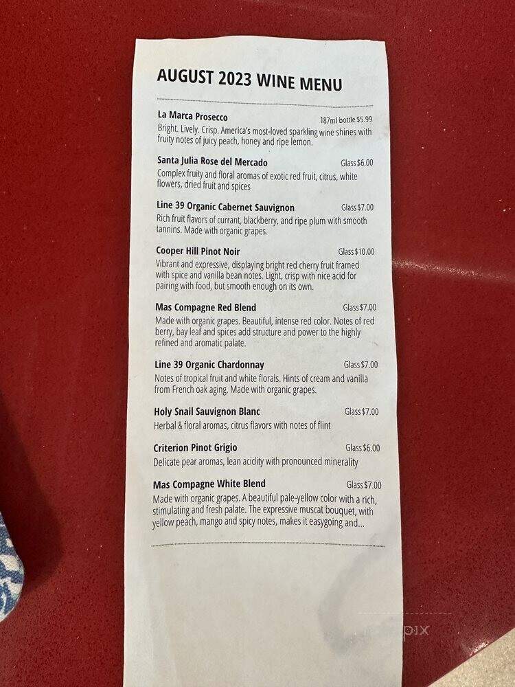La Rachetta - Pompano Beach, FL menu_pic