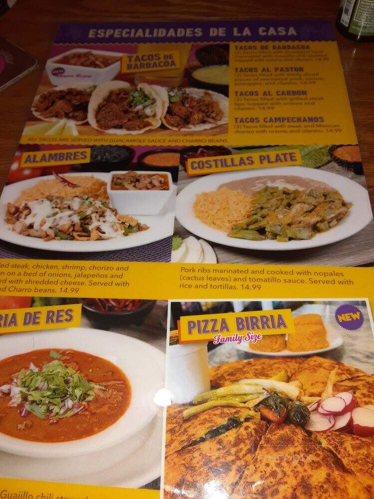 Las Braza's Mexican Grill - Tallahassee, FL menu_pic
