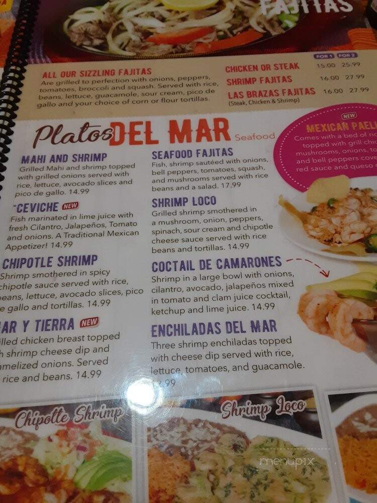 Las Braza's Mexican Grill - Tallahassee, FL menu_pic