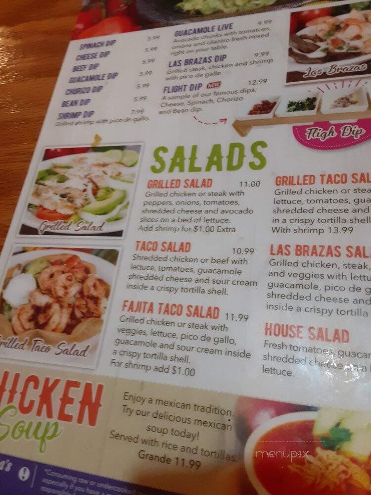 Las Braza's Mexican Grill - Tallahassee, FL menu_pic