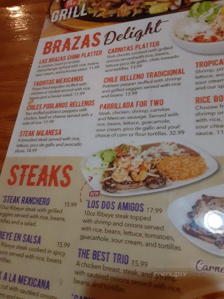 Las Braza's Mexican Grill - Tallahassee, FL menu_pic