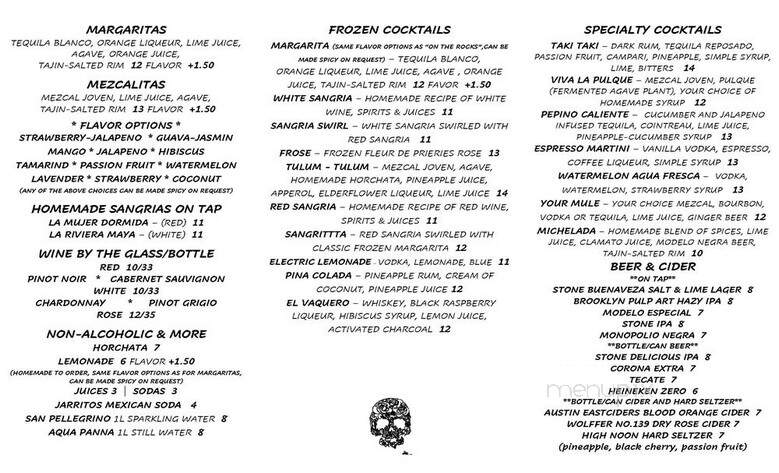 Las Catrinas Mexican Bar & Eatery - Astoria, NY menu_pic