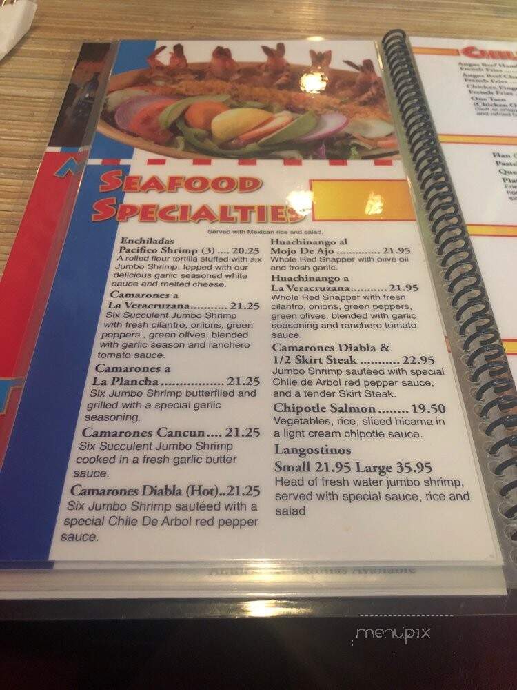 Las Palmas - Naperville, IL menu_pic