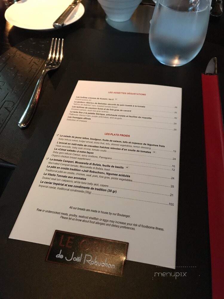 L'Atelier de Joel Robuchon - New York, NY menu_pic