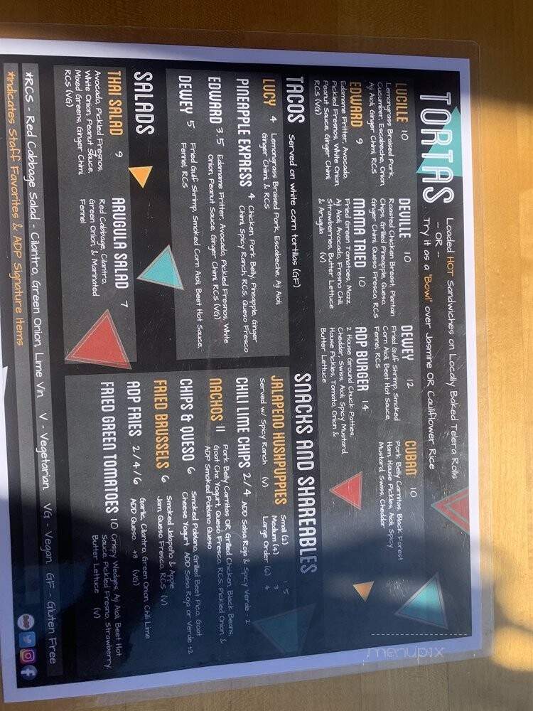 Lavaca Street Bar - Austin, TX menu_pic