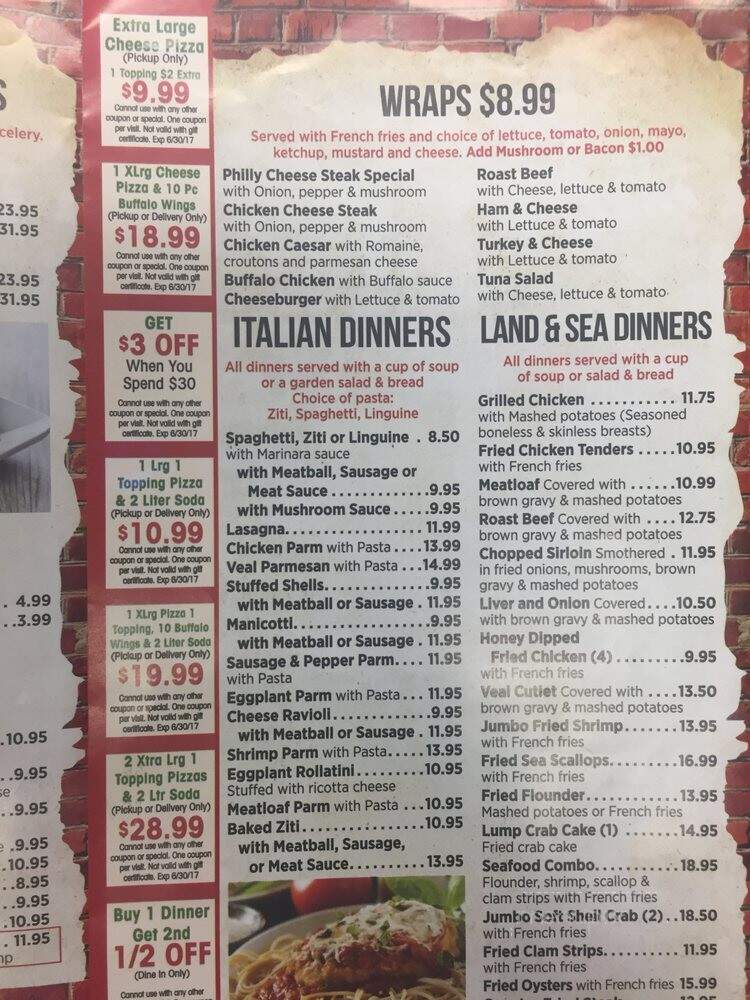 Legend Pizza and Grill - Milford, DE