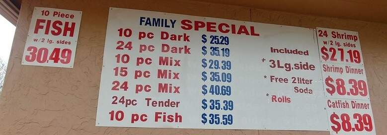Lisas Chicken - Fort Worth, TX menu_pic