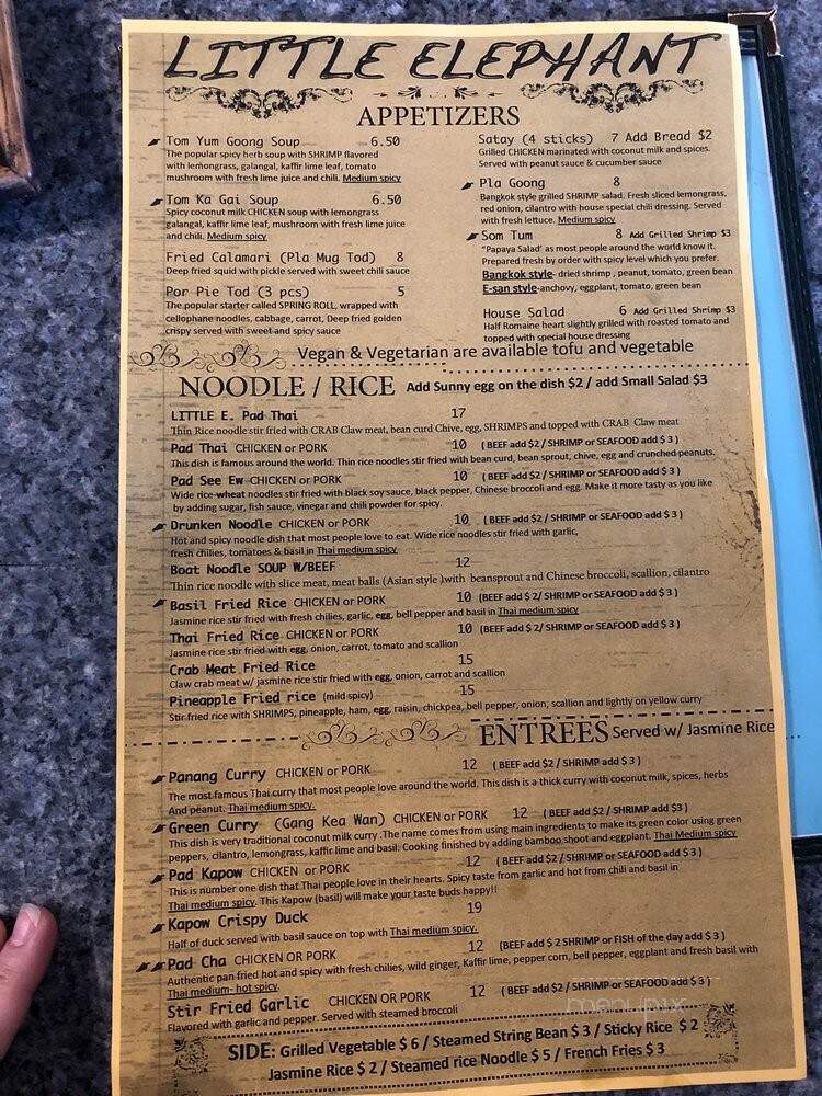 Little Elephant - York, PA menu_pic