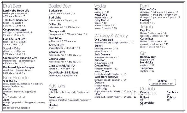 Lou's Bar & Grill - Tequesta, FL menu_pic
